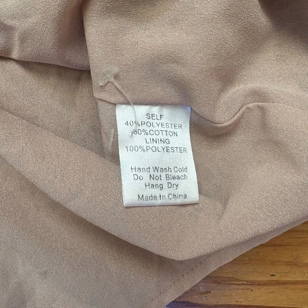 Mod Ref Brown Black Cheetah Print Button Up Short… - image 5